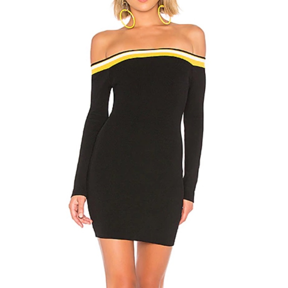 By The Way. Revolve Black Off The Shoulder Dress